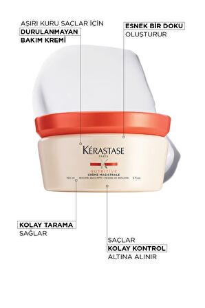 Kerastase Nutritive Creme Magistrale Besleyici Kuru Saçlar İçin Bakım Yapan Durulanmayan Saç Kremi 150 ml