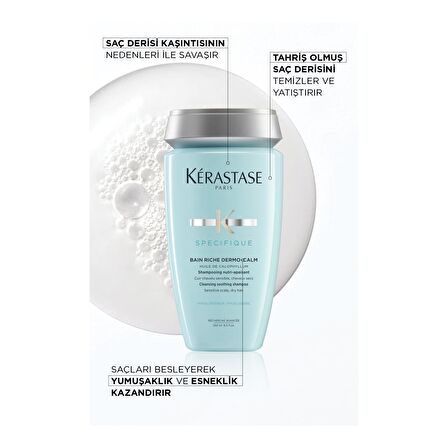 Kerastase Specifique Bain Dermocalm Riche Tüm Saçlar İçin Canlandırıcı Şampuan 250 ml