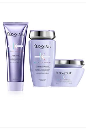 Blond Absolu Bain Ultra -violet Sampuan 250 Ml Cicaflash 250 Ml Maske 200 Ml