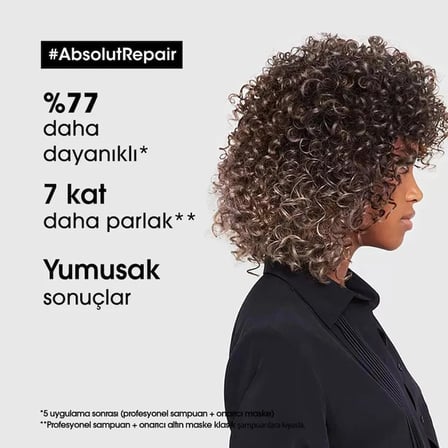 Absolut Repair Yıpranmış Saçlar İçin Onarıcı Şampuan 300 ml