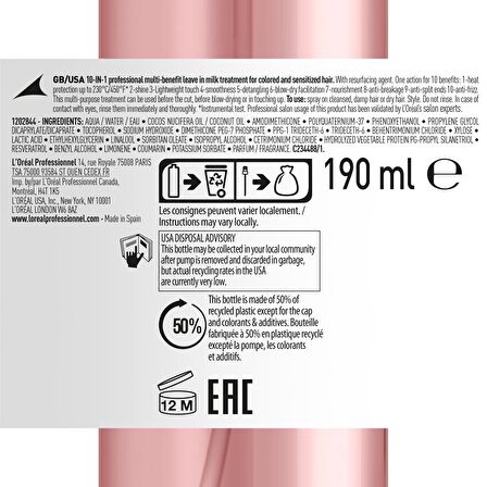 Serie Expert Vitamino Color Boyalı Saçlar için 10 Etkili Mucize Bakım Spreyi 190ml