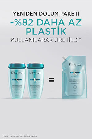 Resistance Bain Force Architecte Zayıf Ve Yıpranmış Saçlar Için Onarıcı Şampuan 500 ml