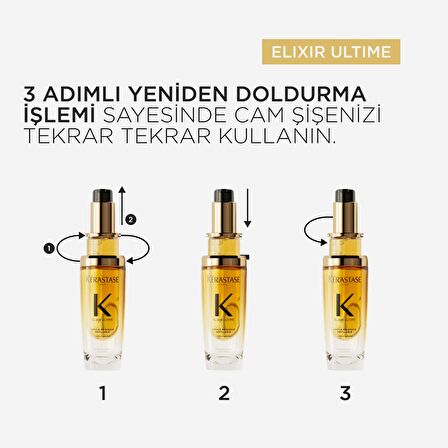 Kerastase Elixir Ultime L'Huile Originale Parlaklık Veren Saç Bakım Yağı Refil 75ml