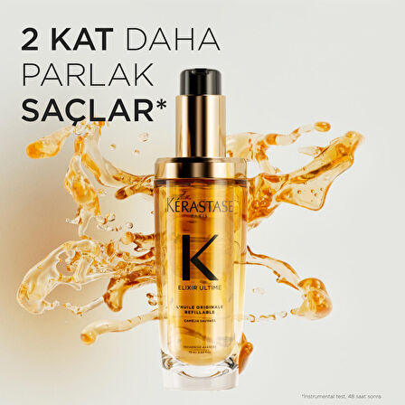 Kerastase Elixir Ultime L'Huile Originale Parlaklık Veren Saç Bakım Yağı Refil 75ml