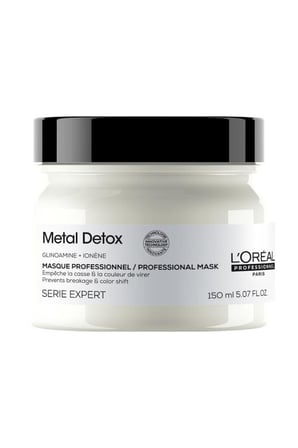 Loreal Professionnel Metal Detox İşlem Görmüş ve Yıpranmış Saçlar İçin Kırılma Karşıtı Koruyucu Maske 150 ml