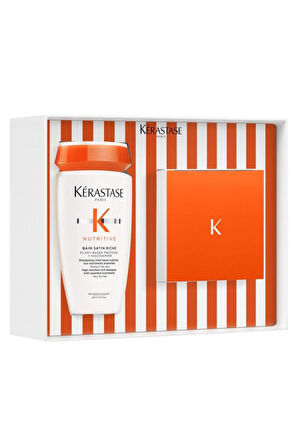 Nutritive Kuru Saçlar İçin İkili Set Bain Satin Riche Şampuan 250ml Masquintense Saç Maskesi 200ml