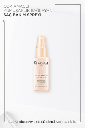 Gloss Absolu Elektriklenmeye Eğilimli Saçlar Için Çok Amaçlı Bakım Sütü Spreyi 45 ml