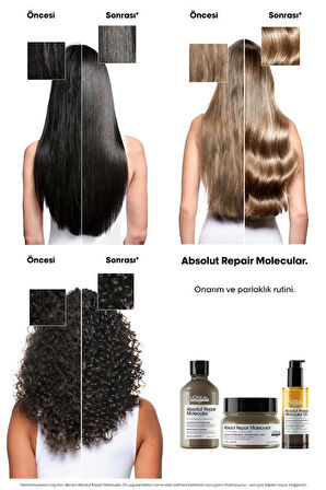 Absolut Repair Molecular Çift Fazlı Profesyonel Saç Bakım Yağı 90 ML