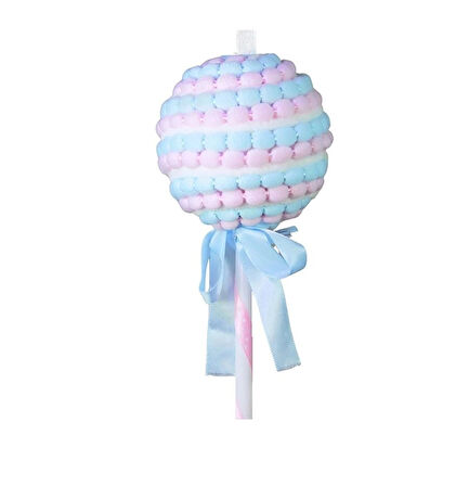 Yılbaşı Süsü Candy Çubuklu Şeker Mavi Pembe 28 cm