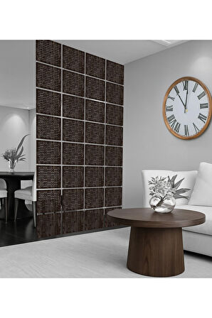 Çizgiler Üstte Lazer Kesim Paravan, Ahşap Seperatör, Panel Levha Seti Dekorasyon Oda Bölücü Desen