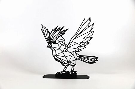 Kuş 15cm Plastik Masa Süsü Masa Dekorasyonu