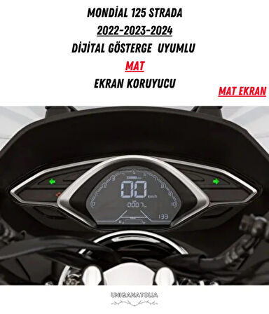 Mondial Strada 2022-2024 Dijital Gösterge Uyumlu Mat Ekran Koruyucu