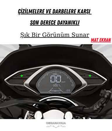 Mondial Strada 2022-2024 Dijital Gösterge Uyumlu Mat Ekran Koruyucu