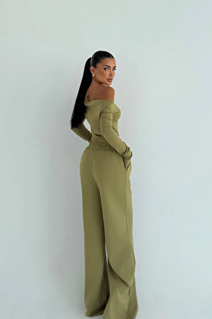 Haki Chyler Tracksuit Takım ATE-3477