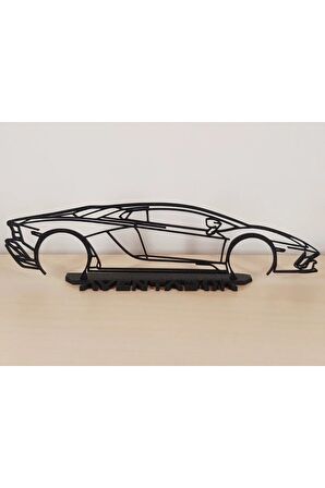Lamborghini Aventador S 20cm Plastik Masa Süsü Masa Dekorasyonu