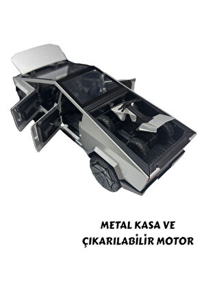 Sesli Işıklı Çek Bırak Model Açılabilir Kapılar Full Fonksiyon Metal Kasa 23 cm Araba
