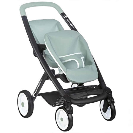Nessiworld Smoby Maxi-Cosi İkiz Oyuncak Bebek Arabası Yeşil