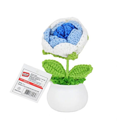 Nessiworld FL-5 Kroşe Örgü Şakayık Çiçek -Birliktoys