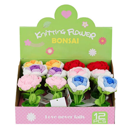 Nessiworld FL-5 Kroşe Örgü Şakayık Çiçek -Birliktoys