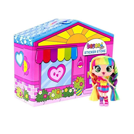 Nessiworld CEP D1009 Decora Girlz 15 cm Moda Bebek ve Oyun Seti