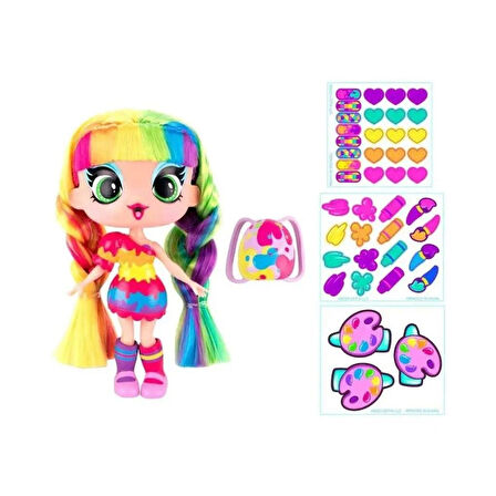 Nessiworld CEP D1009 Decora Girlz 15 cm Moda Bebek ve Oyun Seti