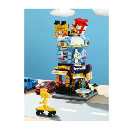 Nessiworld KP0105 Keeppley City Corner Department Store Blok Seti 389 Parça