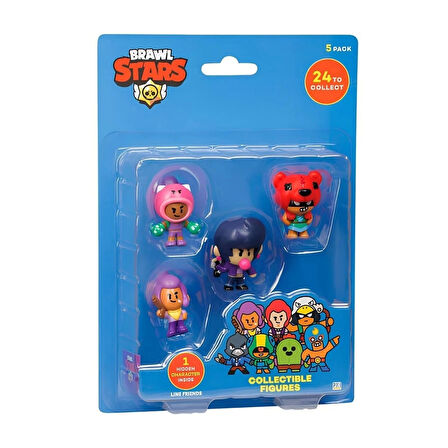 NessiWorld Brawl Stars 5'li Figür Set