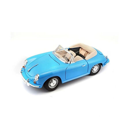 Nessiworld 12025 Burago 1:18 Porsche 356B Cabriolet 1961 Model Araba