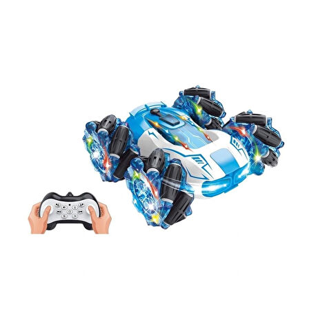 Nessiworld HG4-33 Kumandalı Müzikli Işıklı Drift Stuntu Akrobat Araba -Vardem