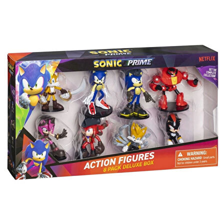 Nessiworld Sonic Prime 8'li Deluxe Aksiyon Figür Seti Seri 2