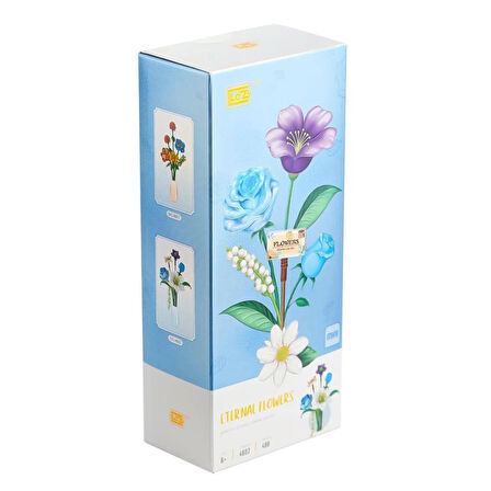 Nessiworld LZ4602 LOZ Çiçek Blok Seti 488 Parça -Vagon life