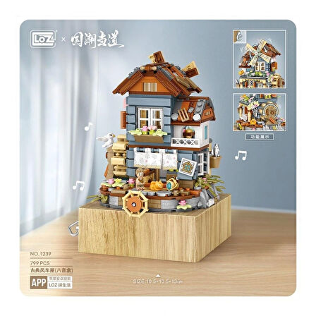 Nessiworld LZ1239 LOZ Blok Seti 799 Parça -Vagonlife