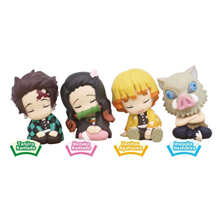 Nessiworld Twinchees Demon Slayer Figürleri Uyuyan Minikler