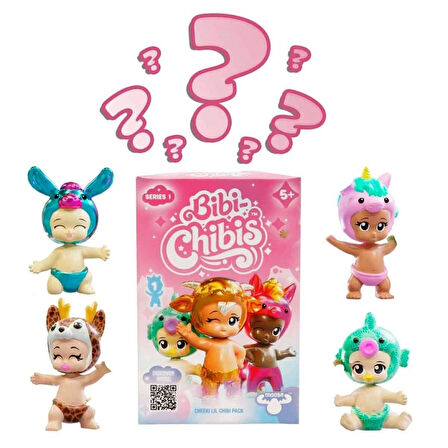 Nessiworld 34029 Bibi-Chibis Sürpriz Figür Paketi S1 -Sunman