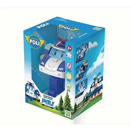 Nessiworld Robocar Poli Büyük Transforming Sesli Robot