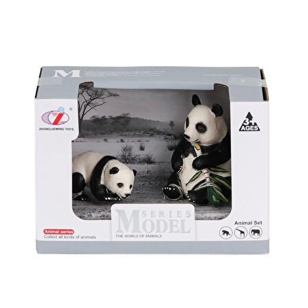 Nessiworld Q9899-A27 Panda Ailesi -Birliktoys