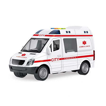 NessiWorld WY590E-F1:16SürtmeliSesliIşıklıAmbulans/PolisArabası