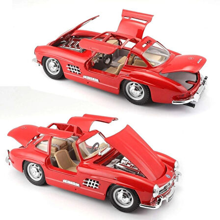 Nessiworld 22023 Burago 1:24 Mersedes Benz 300SL 1954 Model Araba