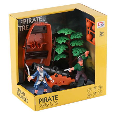 Nessiworld 0807-27 Top Atan Kayıklı korsan Seti -Birliktoys