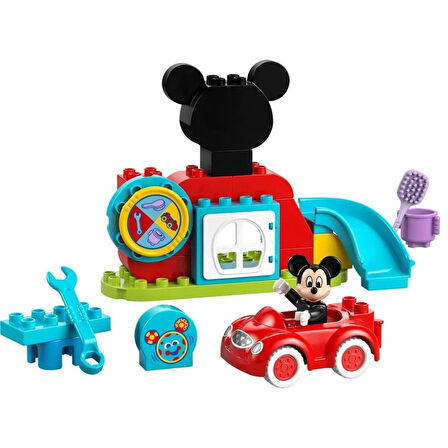 Nessiworld 10454  Duplo Mickey Mousenun Kulüp Evi ve Arabası 27 parça +2 yaş