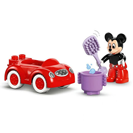 Nessiworld 10454  Duplo Mickey Mousenun Kulüp Evi ve Arabası 27 parça +2 yaş