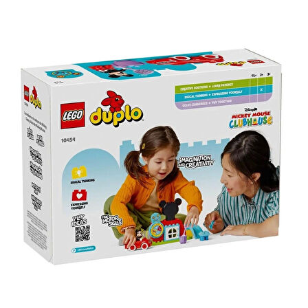 Nessiworld 10454  Duplo Mickey Mousenun Kulüp Evi ve Arabası 27 parça +2 yaş