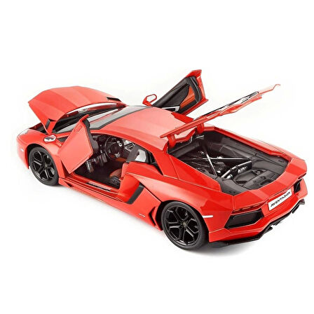 Nessiworld 11033 Burago 1:18 Lamborghini Aventador LP700-4 Turuncu Model Araba