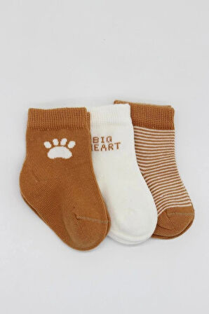 Nessiworld Bistyle 3'Lü Penye Soket Çorap BS10110 Hardal