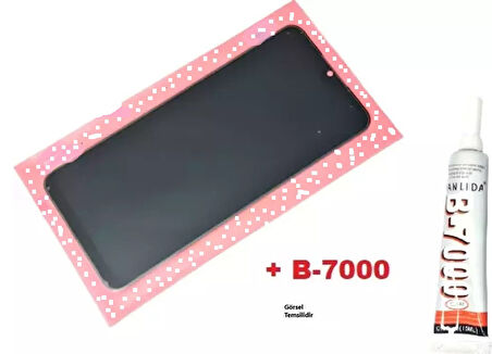 SAMSUNG J6 J600/A6 2018 A600 OLED Ekran Dokunmatik (B7000 15 ML Yapıştırıcı)