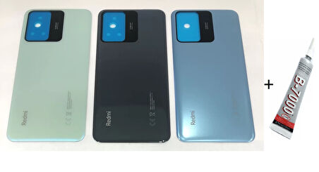 REDMİ NOTE 12S Arka Batarya Pil Kapağı İNCİ YEŞİLİ (B7000 15 ML Yapıştırıcı)