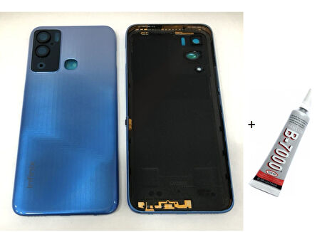 İNFİNİX HOT 12İ Arka Batarya Pil Kapağı YEŞİL (B7000 15 ML Yapıştırıcı)