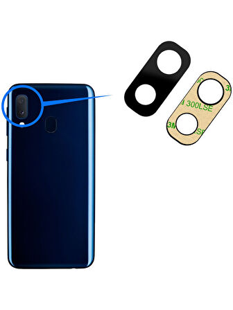 SAMSUNG A20 ARKA KAMERA LENSİ