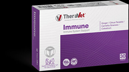 Theravet Immune Kediler ve Köpekler için 30 Tablet