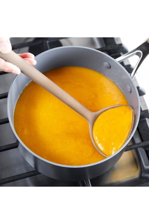 GreenPan Silikon Kepçe Bej | Platinum Silicone | BPA İçermez | 200°C Isıya Dayanıklı |